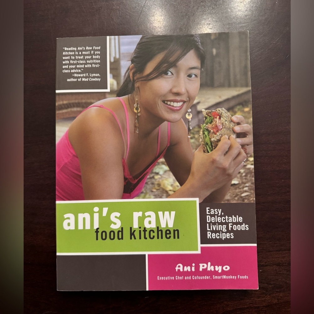 Ani's Raw Food Kitchen Cookbook by Ani Phyo. Paperback.